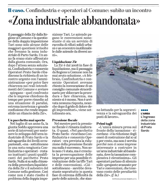 18.07.2020 Unione Sarda-ZIR Pratosardo zona industriale abbandonata.jpg